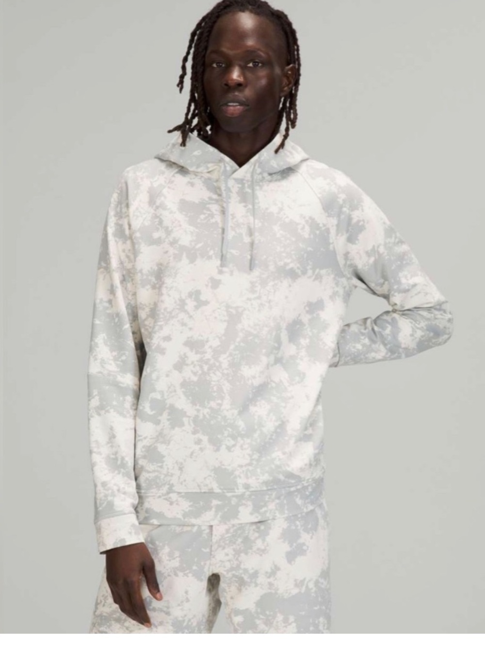 Lululemon City Sweat Pullover Hoodie in Spectral White Opal Silver Drop Medium